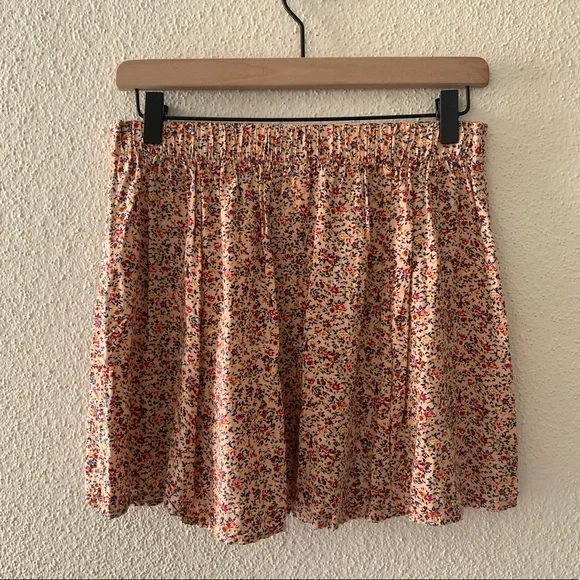 XHILARATION Floral Crop Top Mini Skirt 2pc Set Medium - Picture 9 of 16